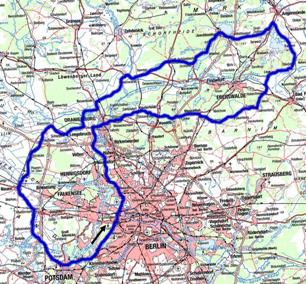 Große Karte mit Snapshots